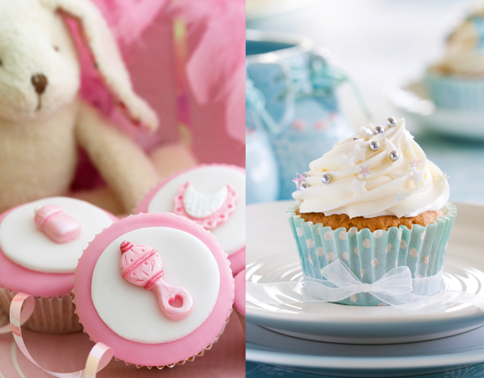 Recette Cupcakes pour Gender Reveal Party : fille ou garçon ?
