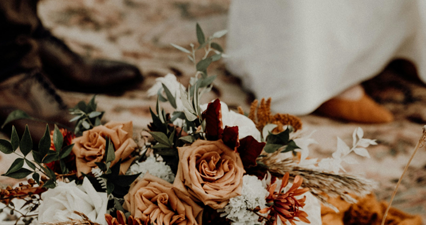 Faire part mariage en automne