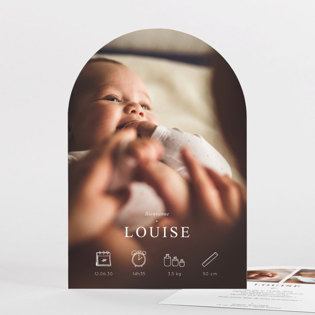 Faire part naissance arche