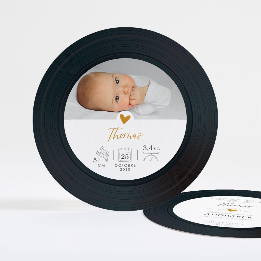 Faire part naissance permier show