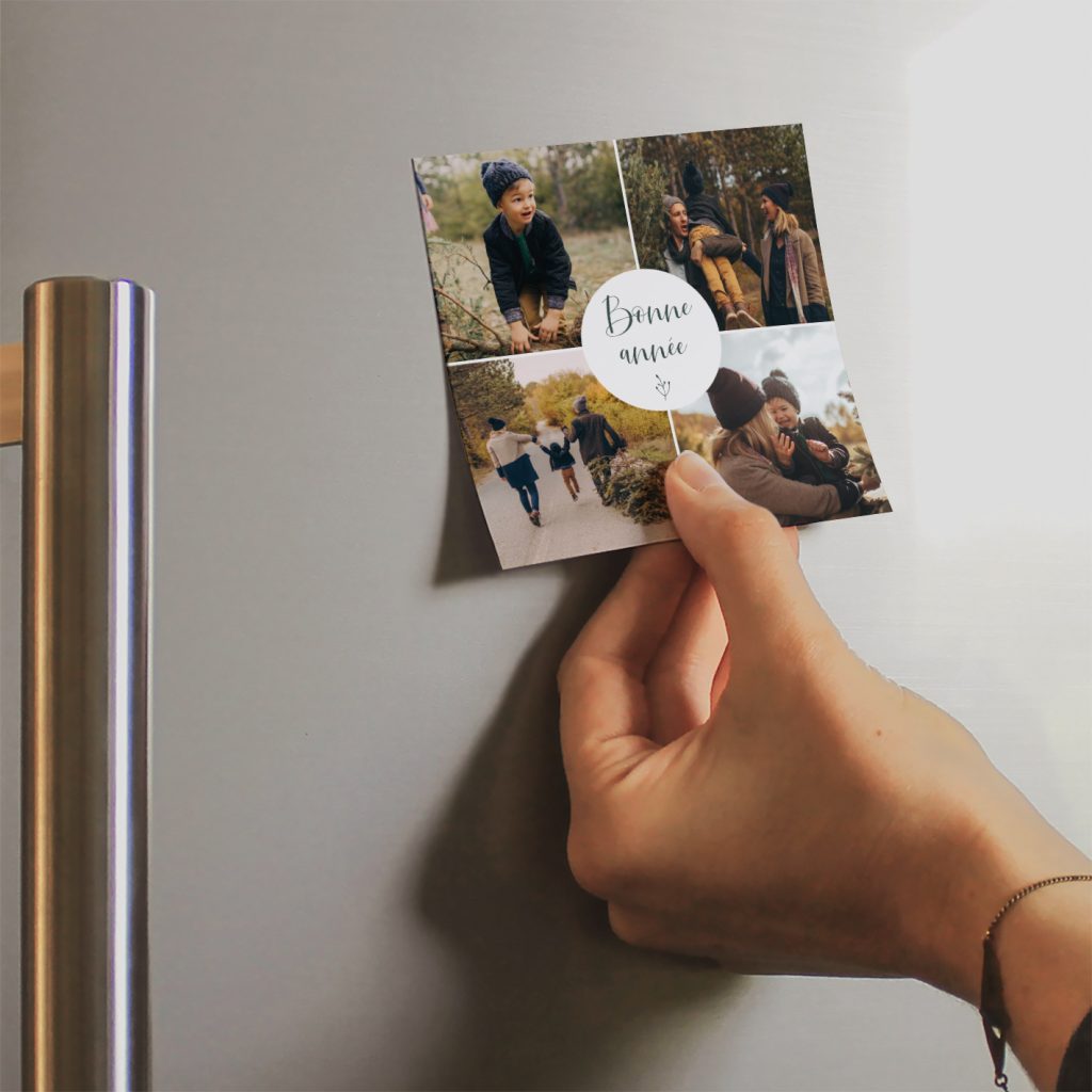 Carte de voeux magnet