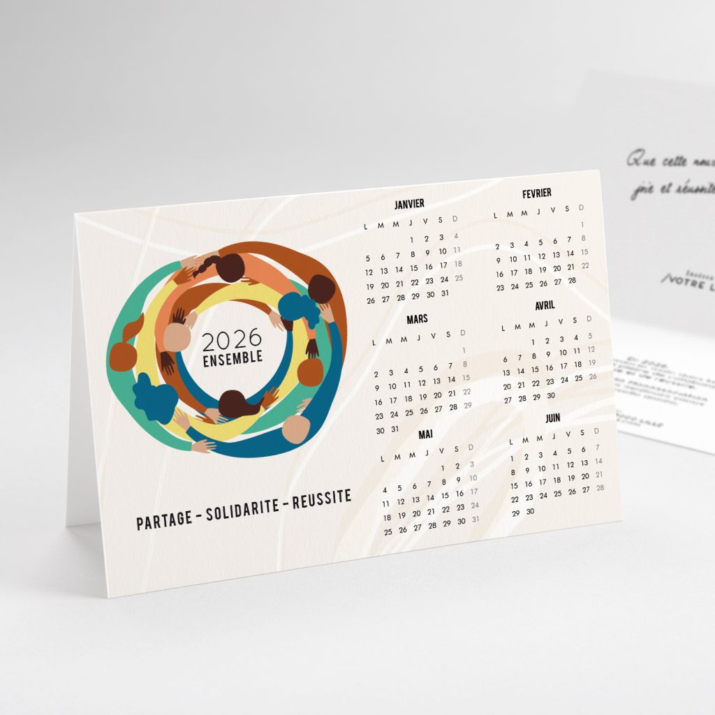 Carte de voeux solidaire