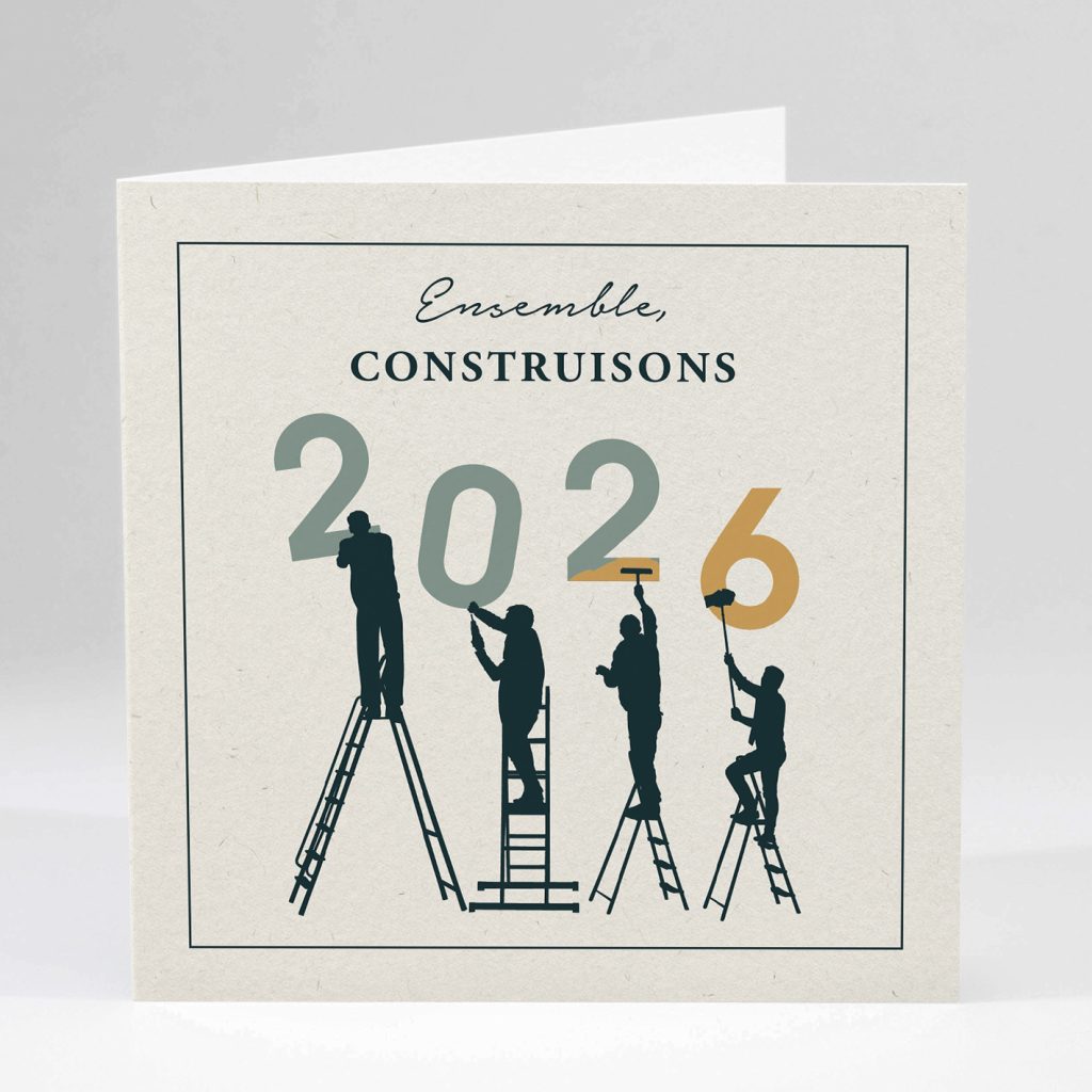 Carte de voeux artisan