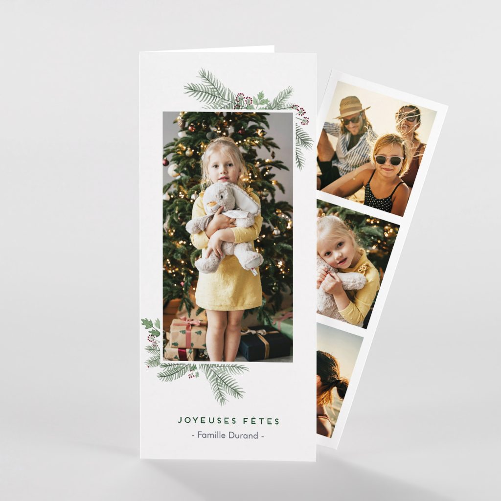 Carte de voeux photomaton