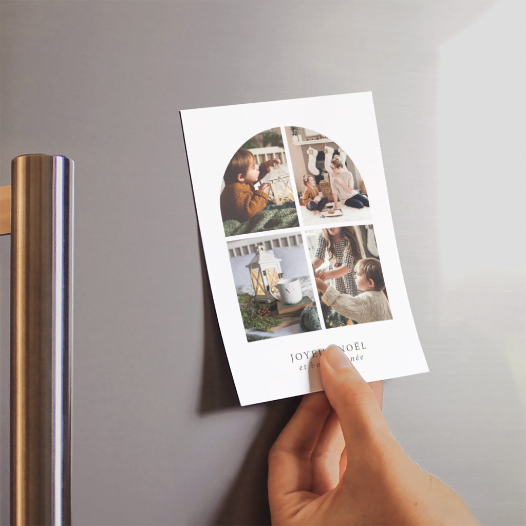 Carte de voeux magnet