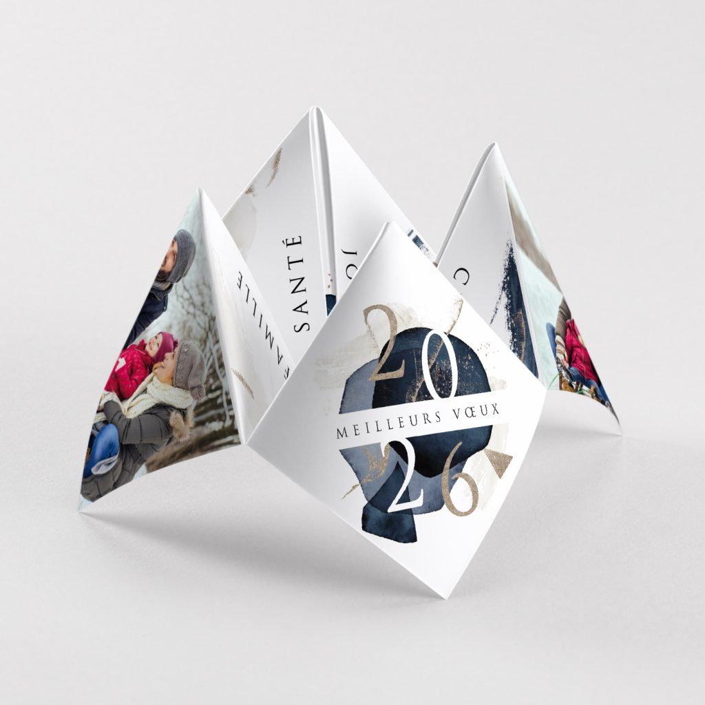 Carte de voeux cocotte