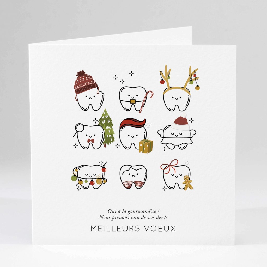 Carte de voeux dentiste