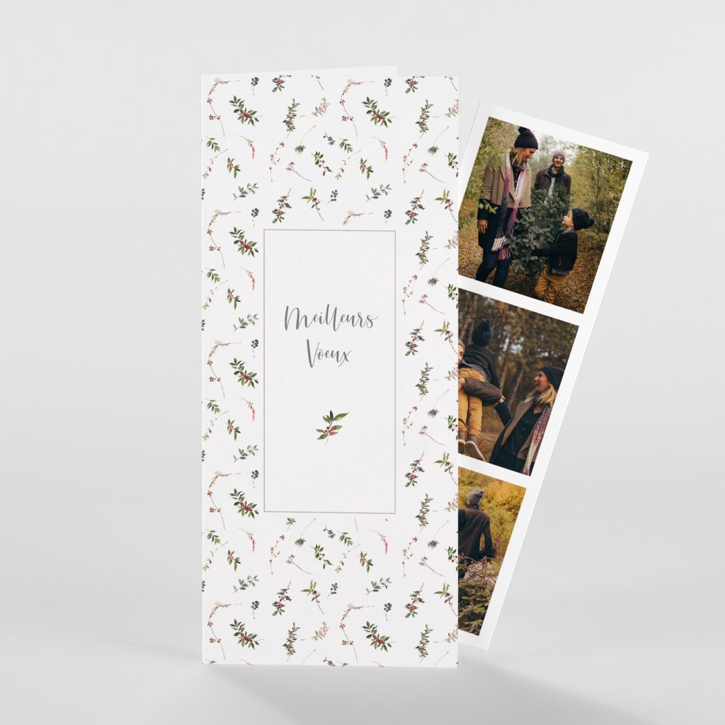 Carte de voeux photomaton